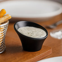 Cargar imagen en el visor de la galería, JET BLACK RAMEQUIN 7 CM INCLINADO