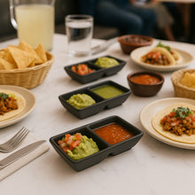 Cargar imagen en el visor de la galería, JET BLACK SALSERA 2 COMPARTIMIENTOS