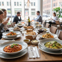 Cargar imagen en el visor de la galería, LUCA OCEAN BLUE PLATO PASTA 27 CM