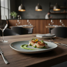 Cargar imagen en el visor de la galería, LUCA OCEAN BLUE PLATO TRINCHE 24 CM