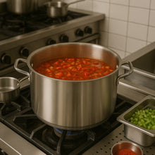 Cargar imagen en el visor de la galería, MEDIA OLLA AC INOX 60 LT C/TAPA