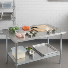 Cargar imagen en el visor de la galería, MESA DE TRABAJO 60x120x86 CM AC INOX