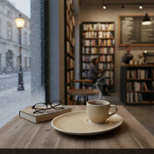 Cargar imagen en el visor de la galería, MIRAGE RIPPLE TAZA 100 ML BEIGE