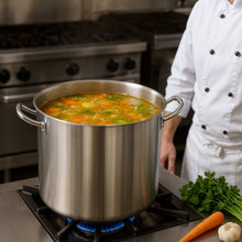 Cargar imagen en el visor de la galería, OLLA AC INOX 50 LT C/TAPA