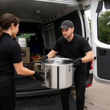 Cargar imagen en el visor de la galería, OLLA DE ACERO INOX 30 CON CLIP 21 LT