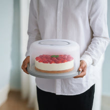 Cargar imagen en el visor de la galería, PORTA TARTAS REDONDO 30x15 CM