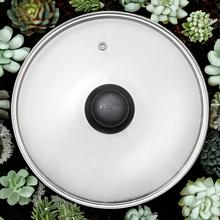 Cargar imagen en el visor de la galería, TAPA VIDRIO 22 CM ASA DE BAQUELITA