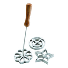Cargar imagen en el visor de la galería, SET MOLDES ROSETON P/BUÑUELOS