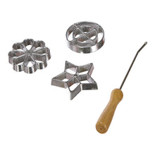 Cargar imagen en el visor de la galería, SET MOLDES ROSETON P/BUÑUELOS