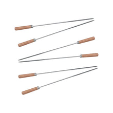 Cargar imagen en el visor de la galería, JGO 6 PINCHOS C/MGO MADERA