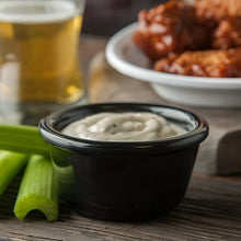 Cargar imagen en el visor de la galería, RAMEKIN MELAMINA 3.0 OZ NEGRO