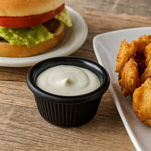 Cargar imagen en el visor de la galería, RAMEQUIN DE 2 OZ RAYADO NEGRO DIAMANTE