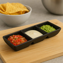 Cargar imagen en el visor de la galería, SALSERA 3 CAV 21x07 CM NEGRO