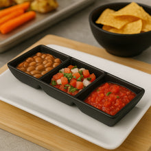 Cargar imagen en el visor de la galería, SALSERA 3 CAV 21x07 CM NEGRO