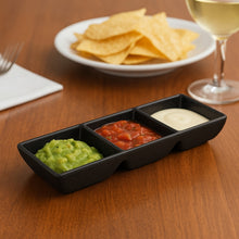 Cargar imagen en el visor de la galería, SALSERA 3 CAV 21x07 CM NEGRO