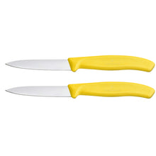 Cargar imagen en el visor de la galería, SET 2 CUCHILLO MONDADOR AMARILLO SWISS