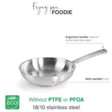 Cargar imagen en el visor de la galería, SARTEN FOODIE 24 CM AC INOX
