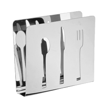 Cargar imagen en el visor de la galería, SERVILLETERO CUBIERTOS AC INOX