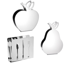 Cargar imagen en el visor de la galería, SERVILLETERO AC INOX MANZANA
