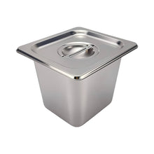 Cargar imagen en el visor de la galería, TAPA DE AC INOX 1/6 NSF