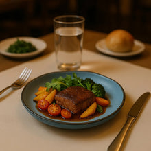 Cargar imagen en el visor de la galería, TERRA BLUE PLATO TRINCHE HYGGE 21 CM