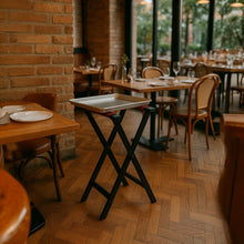 Cargar imagen en el visor de la galería, TIJERA P/CHAROLA DE SERVICIO MADERA