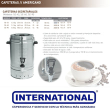 Cargar imagen en el visor de la galería, CAFETERA SECRETARIAL 90 TAZAS