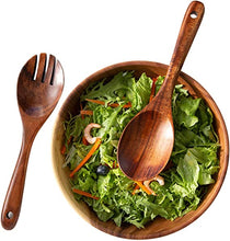 Cargar imagen en el visor de la galería, JUEGO DE ENSALADERA ACACIA 3 PZ