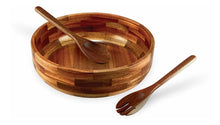 Cargar imagen en el visor de la galería, JUEGO DE ENSALADERA ACACIA 3 PZ