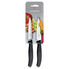Cargar imagen en el visor de la galería, SWISS CLASSIC CUCHILLO LEGUMBRES 2 PZ NEGRO