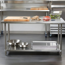 Cargar imagen en el visor de la galería, MESA DE TRABAJO AC INOX 430 THUNDER GROUP