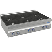Cargar imagen en el visor de la galería, PARRILLA INDUSTRIAL 6 QUEMADORES INOX