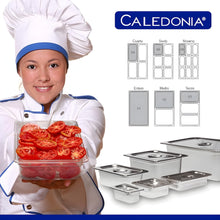 Cargar imagen en el visor de la galería, INSERTO AC INOX PERFO 1/1 2.5" CALEDONIA