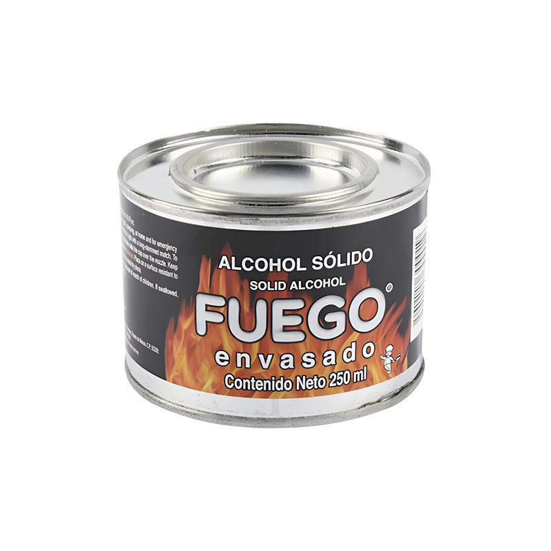 LATA DE ALCOHOL SOLIDO 250ML