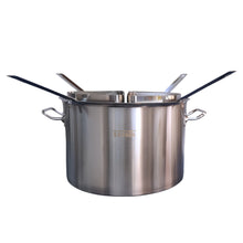 Cargar imagen en el visor de la galería, OLLA PARA COCCION DE PASTA C/4 PZ Y TAPA