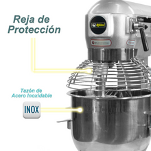 Cargar y reproducir el video en el visor de la galería, BATIDORA PLANETARIA 20 LT 750 W