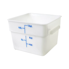 Cargar imagen en el visor de la galería, CONTENEDOR PP CUAD 12 QT BLANCO