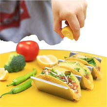 Cargar imagen en el visor de la galería, SOPORTE INOX PARA 2/3 TACOS IBILI