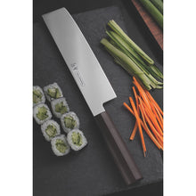 Cargar imagen en el visor de la galería, CUCHILLO NAKIRI 07" SUSHI SILVER
