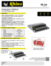 Cargar imagen en el visor de la galería, EMPLAYADORA DE ALIMENTOS 550 MM