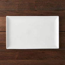 Cargar imagen en el visor de la galería, BANDEJA RECT 28x19 CM BCO MATE
