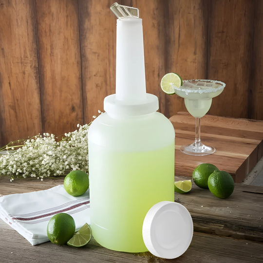 ENVASE MEZCLA C/BOQUILLA 2 QT BLANCO