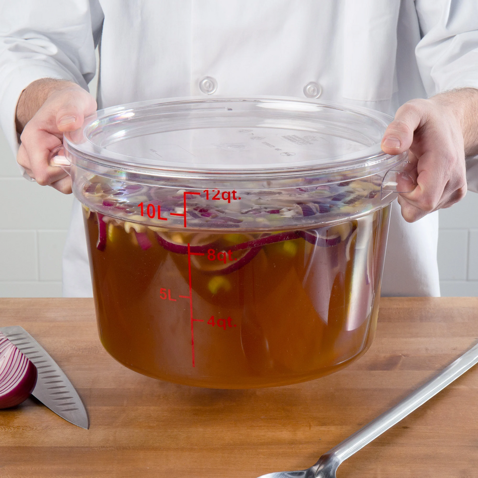 CONTENEDOR RED 12 QT PC CALEDONIA