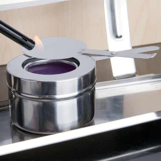 PORTA ALCOHOL C/TAPA AC INOX