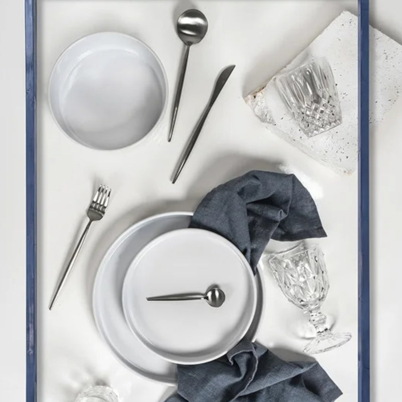 PLATO TRINCHE BARCELONA 23 CM BLANCO