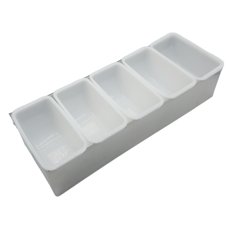 CONDIMENTERO AC INOX C/ DIV
