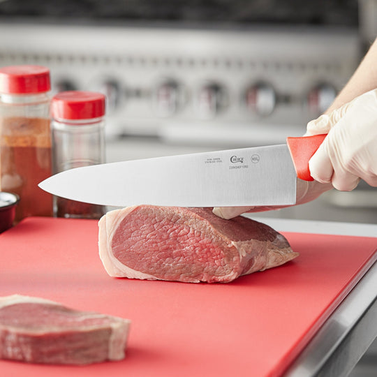 CUCHILLO CHEF 12 PG MGO ROJO