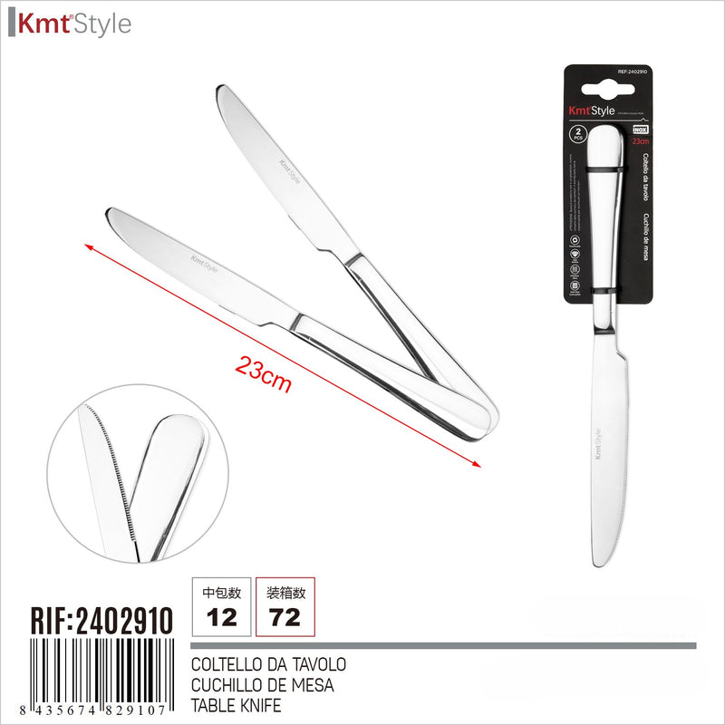 ELISA CUCHILLO DE MESA C/2 PZ