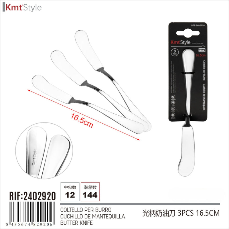 ELISA CUCHILLO MANTEQUILLA C/3 PZ