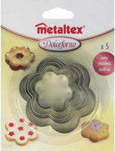 Cargar imagen en el visor de la galería, CORTADOR GALLETAS 5 PZ FLOR METALTEX
